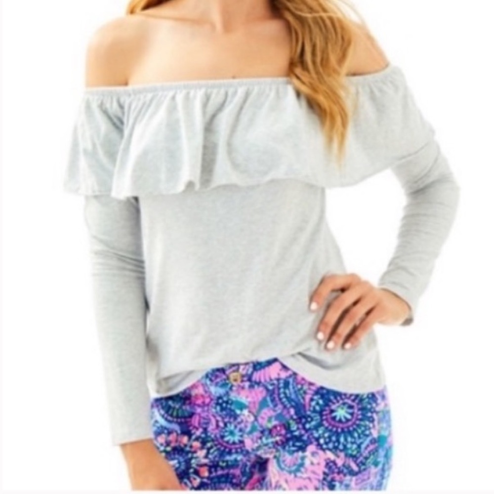 Lilly Pulitzer Augustus Off the Shoulder Top